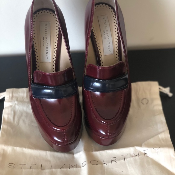 Stella McCartney Women's Mary High-Heel Loafers Authentic - Picture 2 of 8